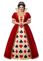 Plus Size Refined Queen of Hearts Costume Alt 1