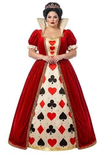 Plus Size Refined Queen of Hearts Costume