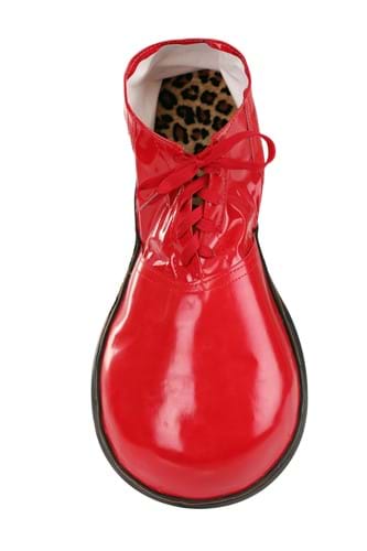 Adult Jumbo Red Clown Costume Shoes | Clown Accessories
