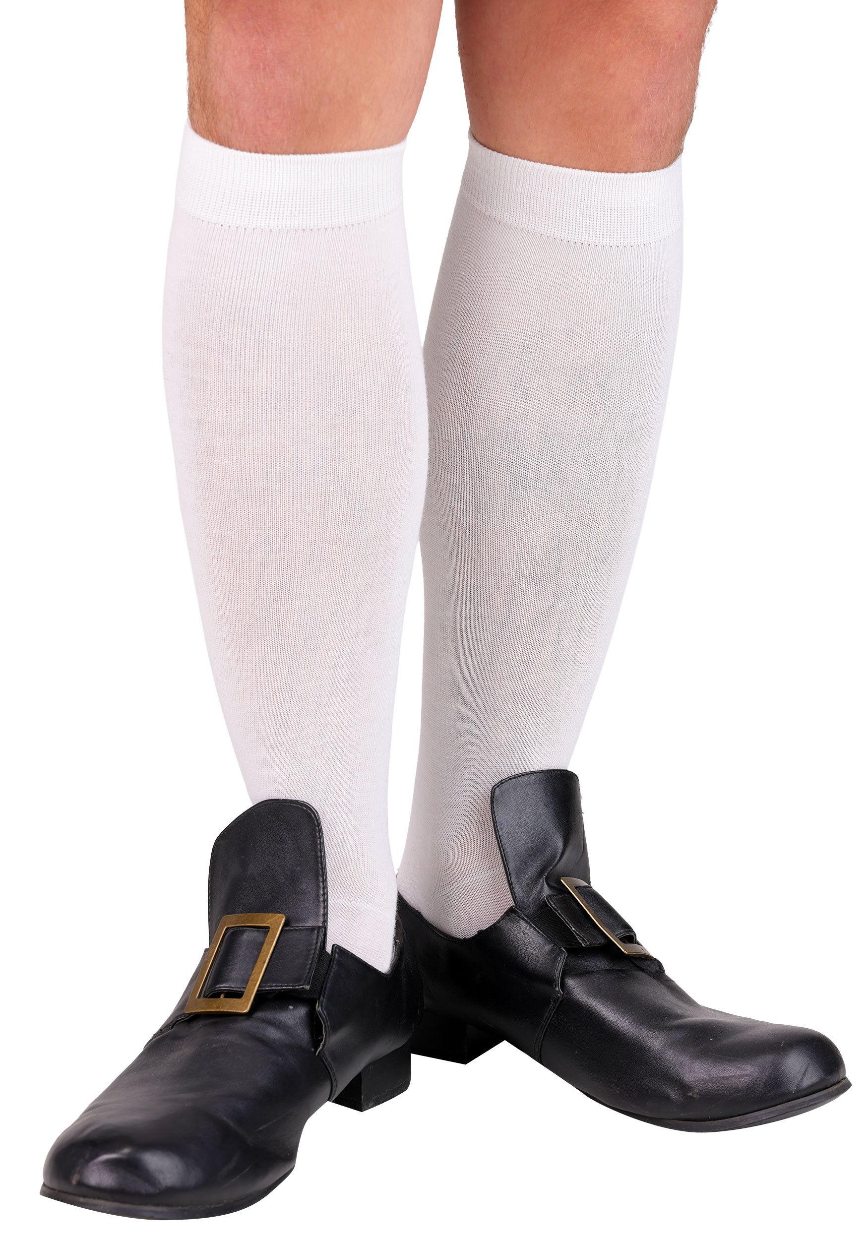 Adult Colonial Knee High Costume Socks | Historical Accessories