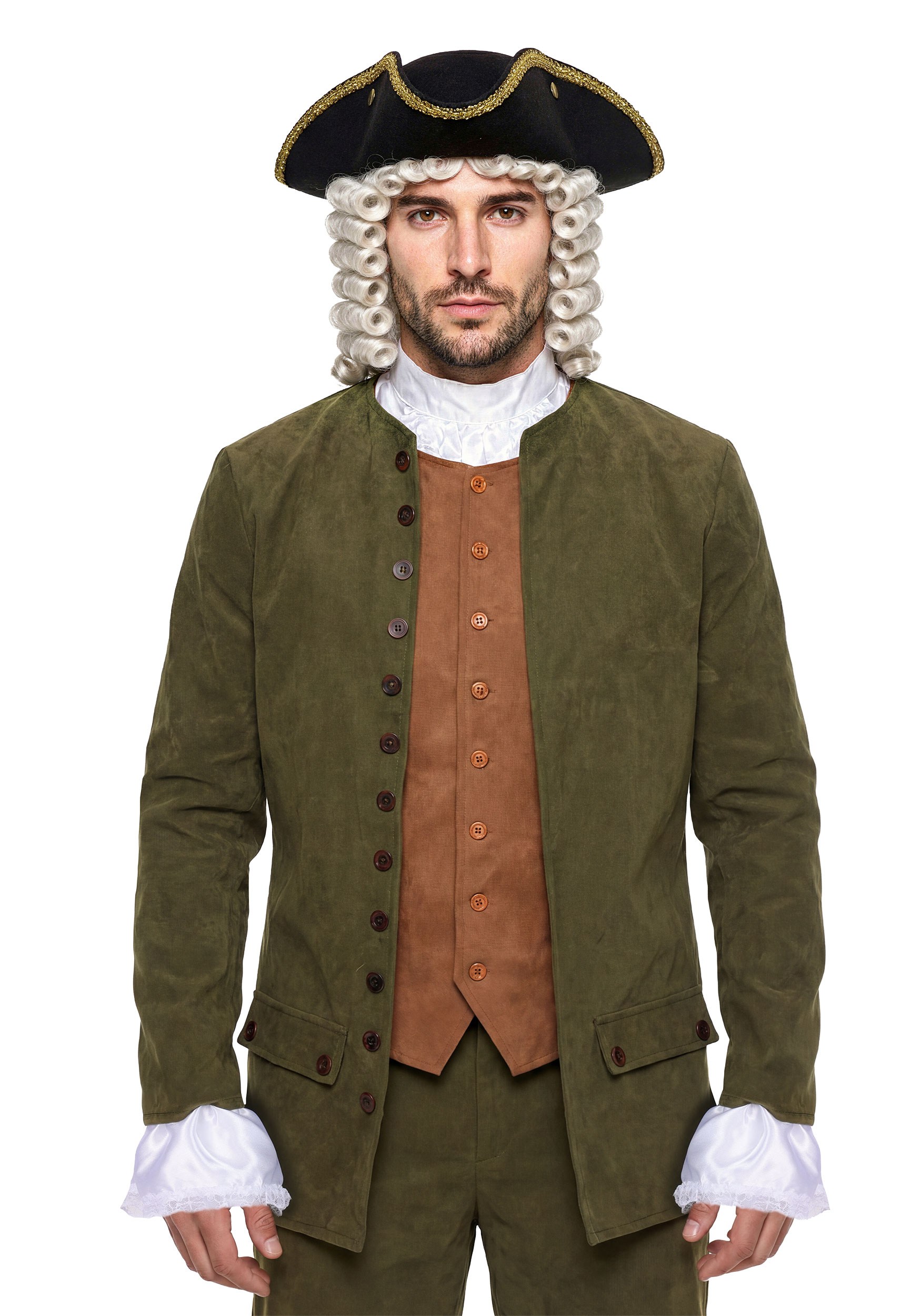Colonial Tricorn Hat Accessory Costume Kit | Historical Accessories