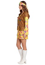 Womens Yellow Hippie Costume Alt 2