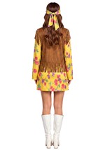 Women's Yellow Hippie Costume Alt 6