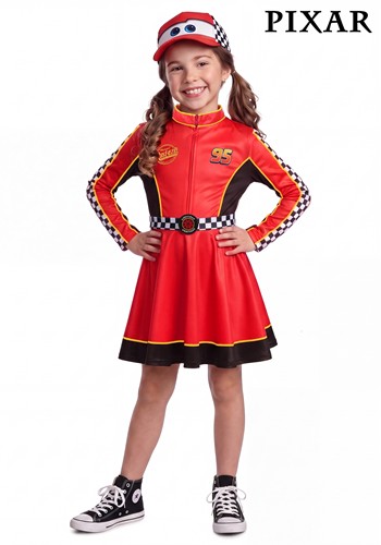 Disney Pixar CARS Girls Lightning McQueen Costume