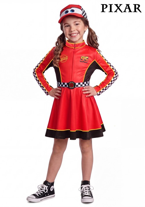 Disney Pixar CARS Girls Lightning McQueen Costume