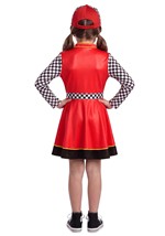 Disney Pixar CARS Girls Lightning McQueen Costume Alt 1