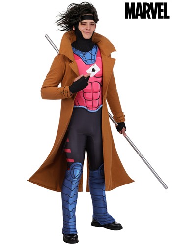 Adult Premium Marvel X Men Gambit Costume 1