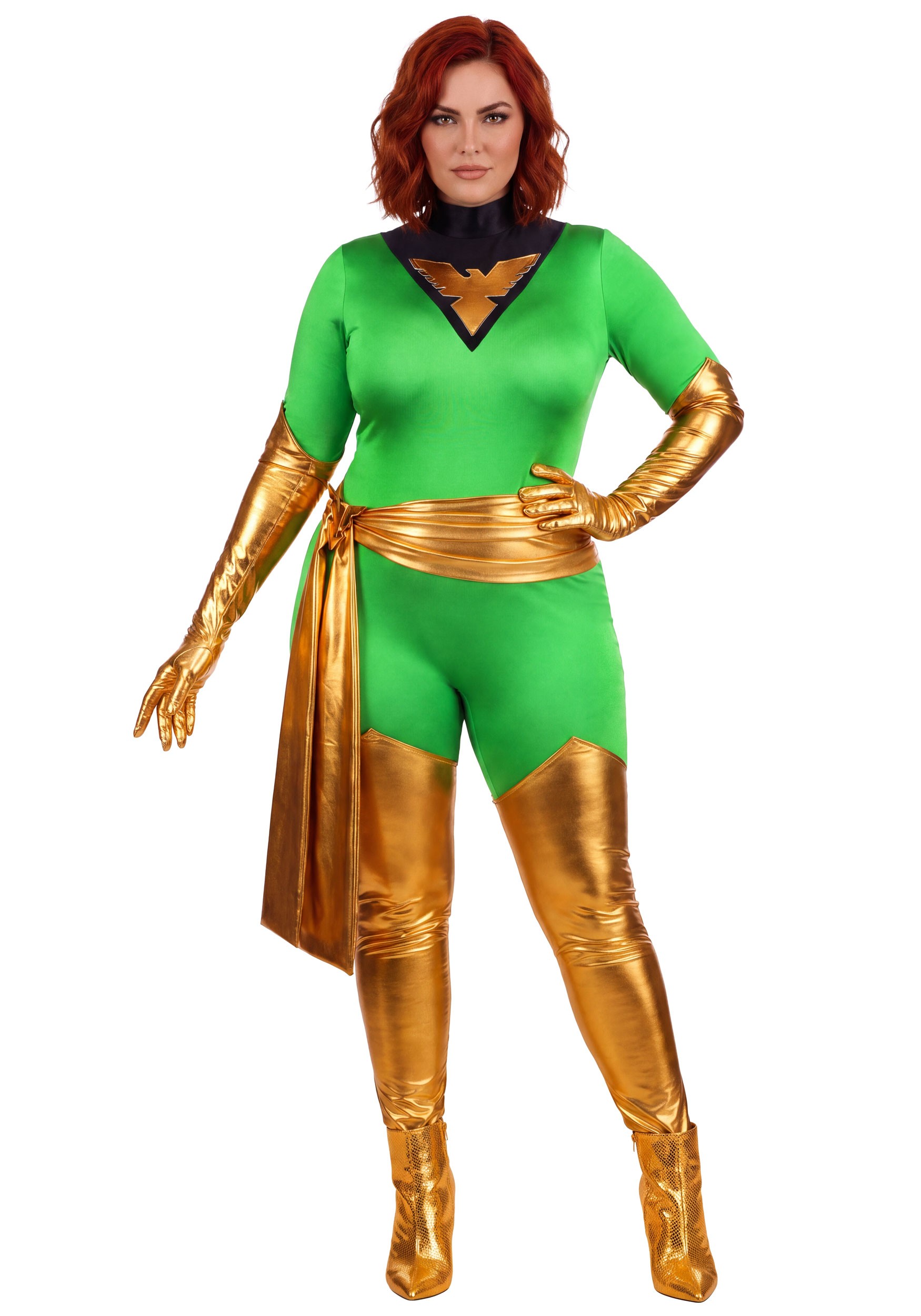Plus Size Prestige Marvel X-Men Jean Grey Phoenix Women's Costume | Marvel Costumes