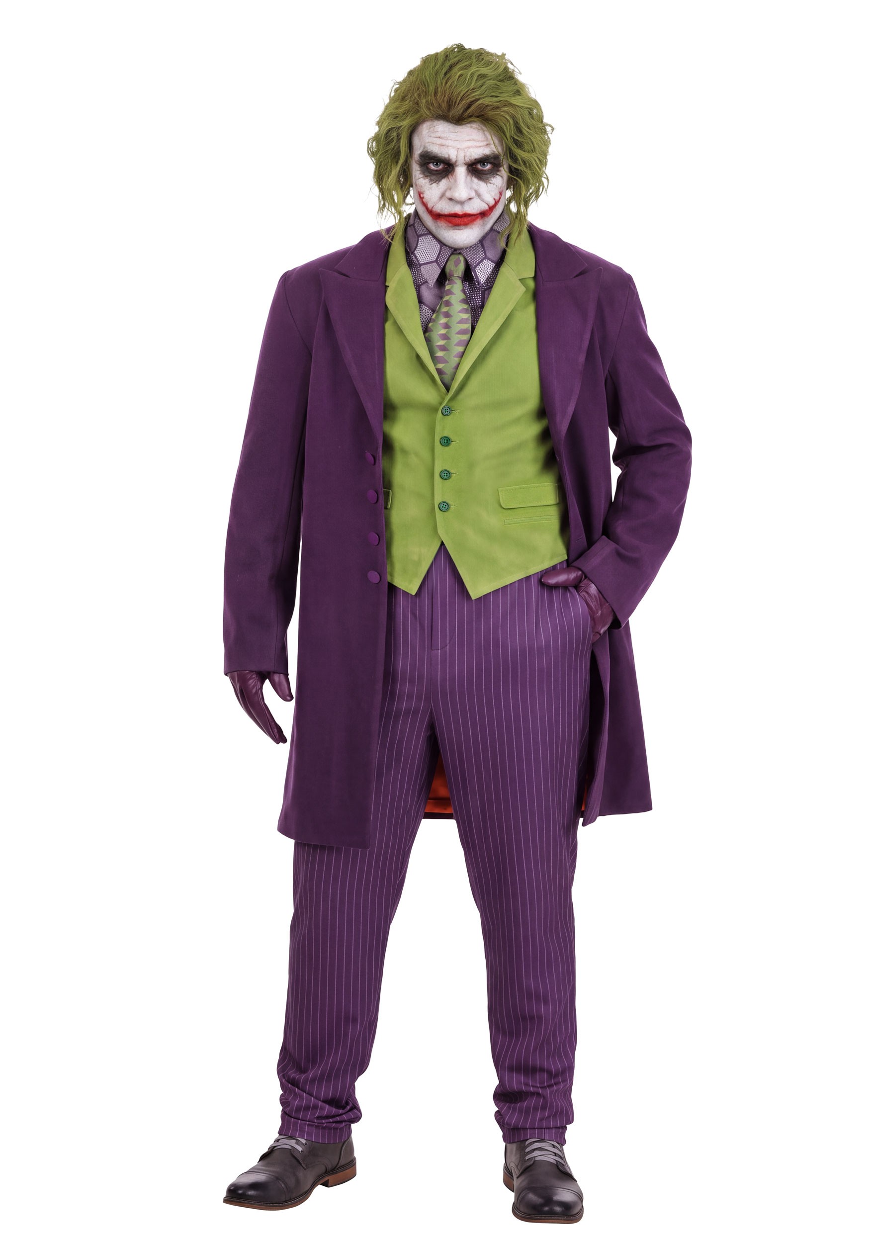 Plus Size Premium Dark Knight Joker Costume | Movie Costumes