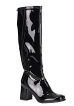 Womens Patent Black Gogo Costume Boots Alt 3