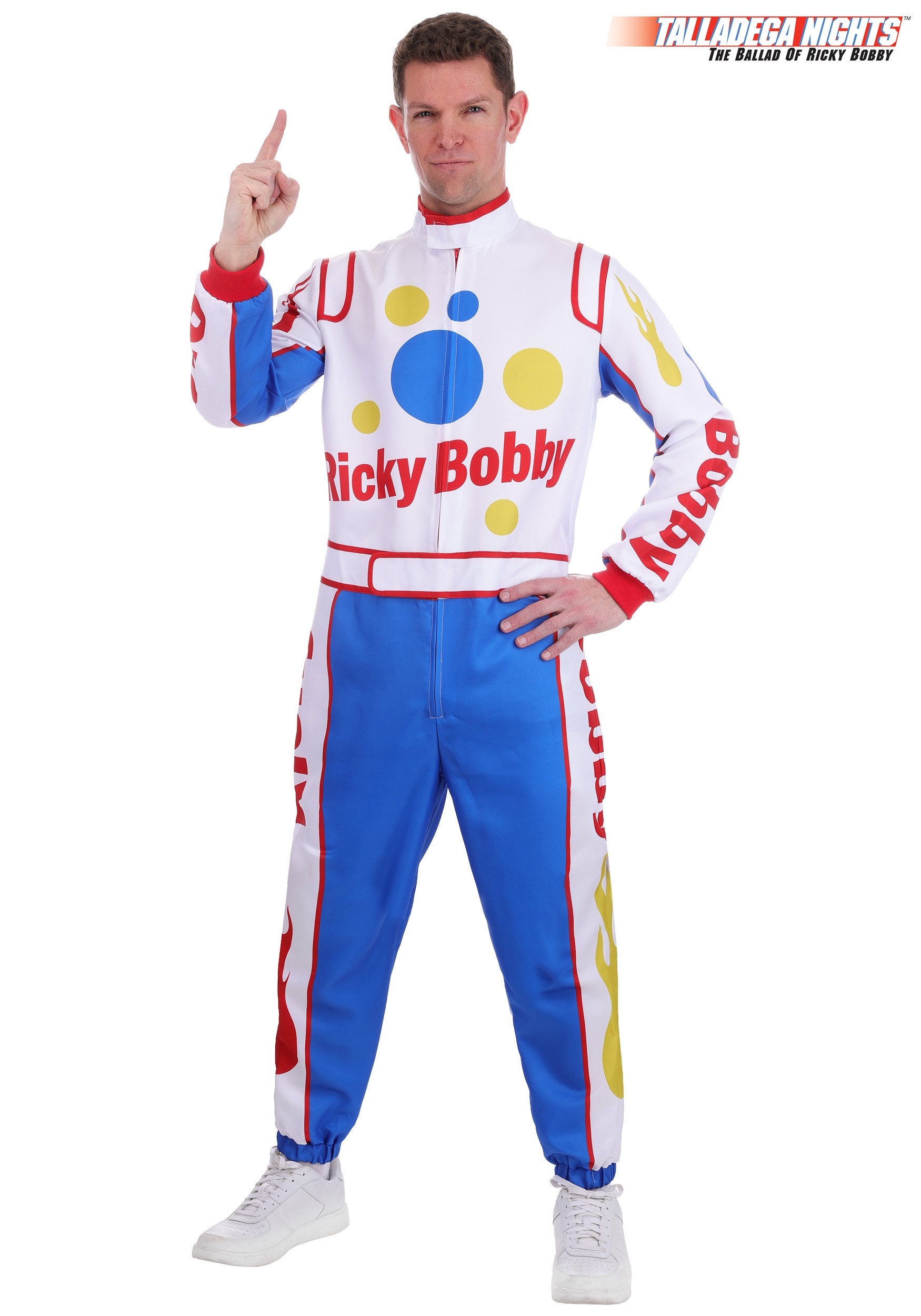 Men's Talladega Nights Ricky Bobby Costume | Movie Costumes