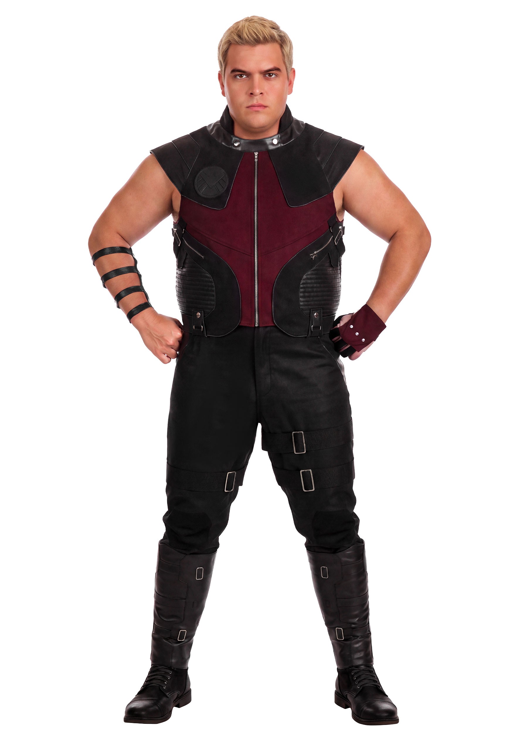 Plus Size Marvel Avengers Hawkeye Deluxe Costume for Men | Marvel Costumes
