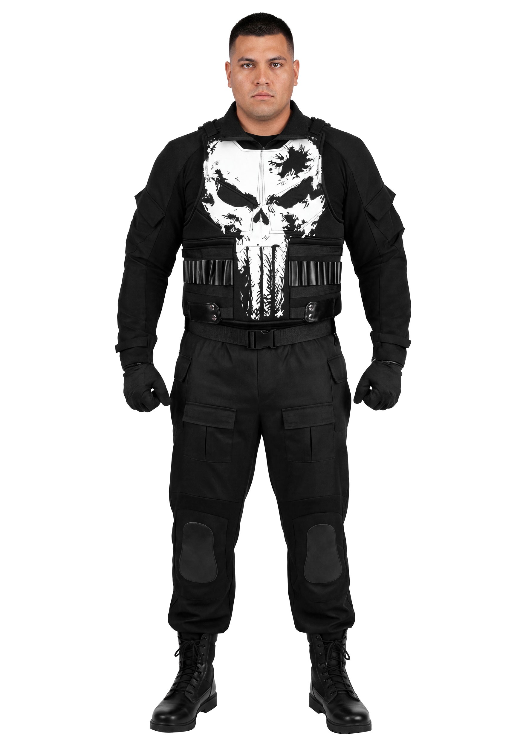 Plus Size Marvel Punisher Deluxe Costume for Men | Marvel Costumes