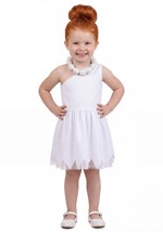 Girl's Toddler The Flintstones Wilma Flintstone Costume Alt 