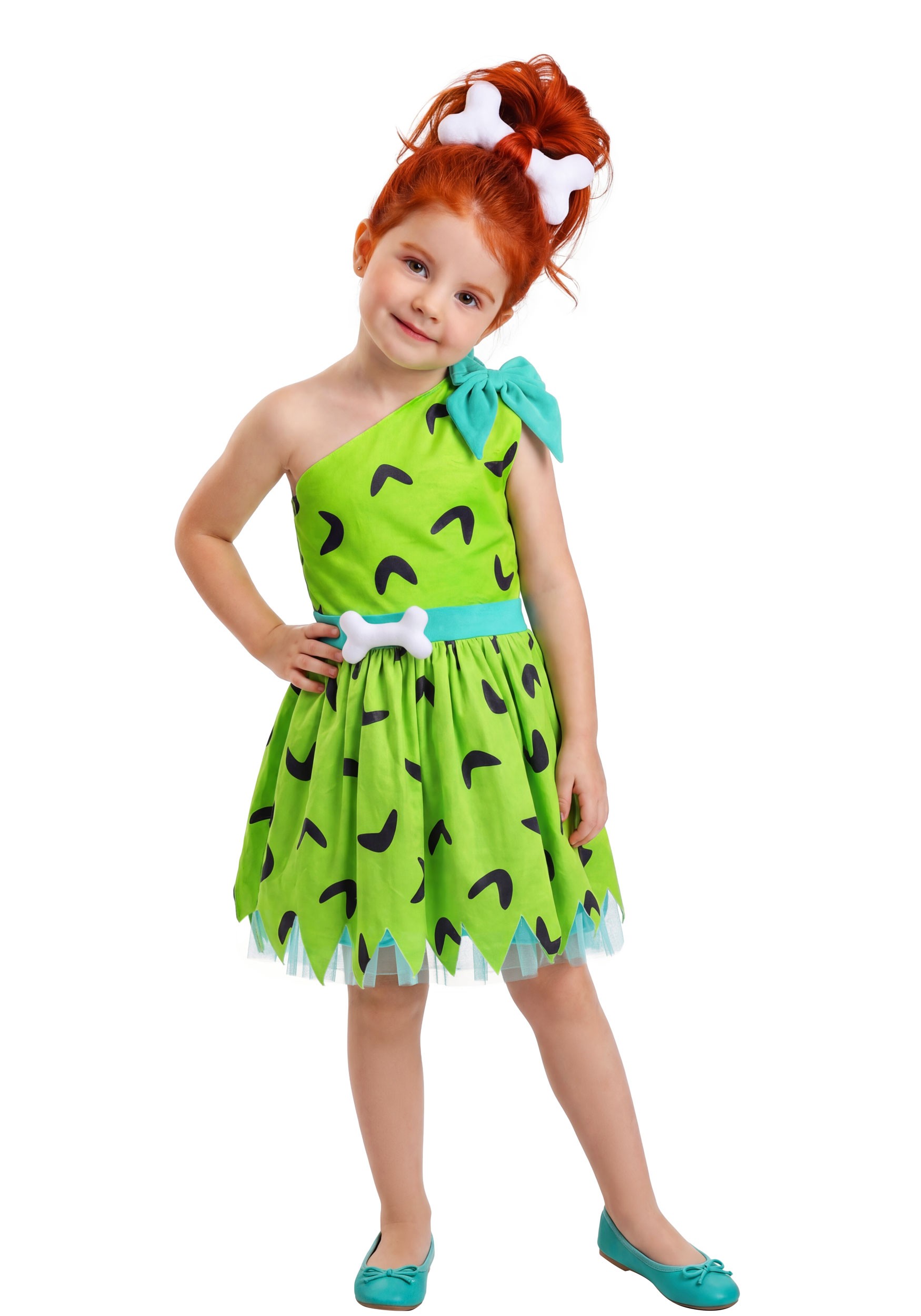 The Flintstones Pebbles Flintstone Girl's Costume Dress | Flintstones Costumes