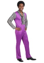 Men's Disco Costume Jumpsuit Alt 2