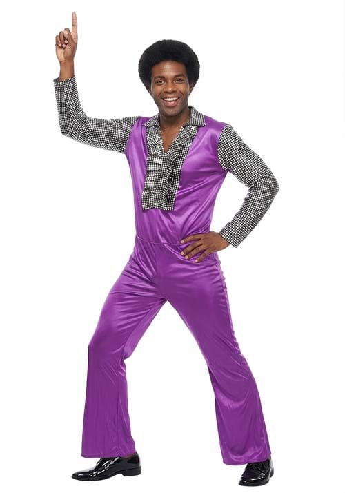 Mens Disco Costume Jumpsuit