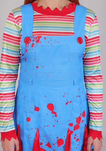 Plus Size "Come Play" Killer Doll Women's Costume | Horror Movie Costumes