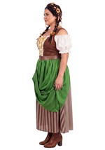 Plus Size Womens Renaissance Tavern Maiden Costume Alt 2