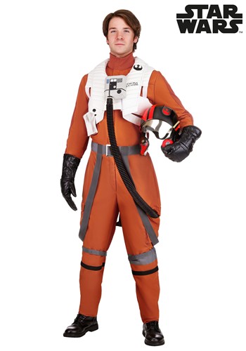 Adult Star Wars Deluxe Poe Dameron Costume Pilot