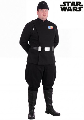 Plus Size Black Star Wars Imperial Officer Costume
