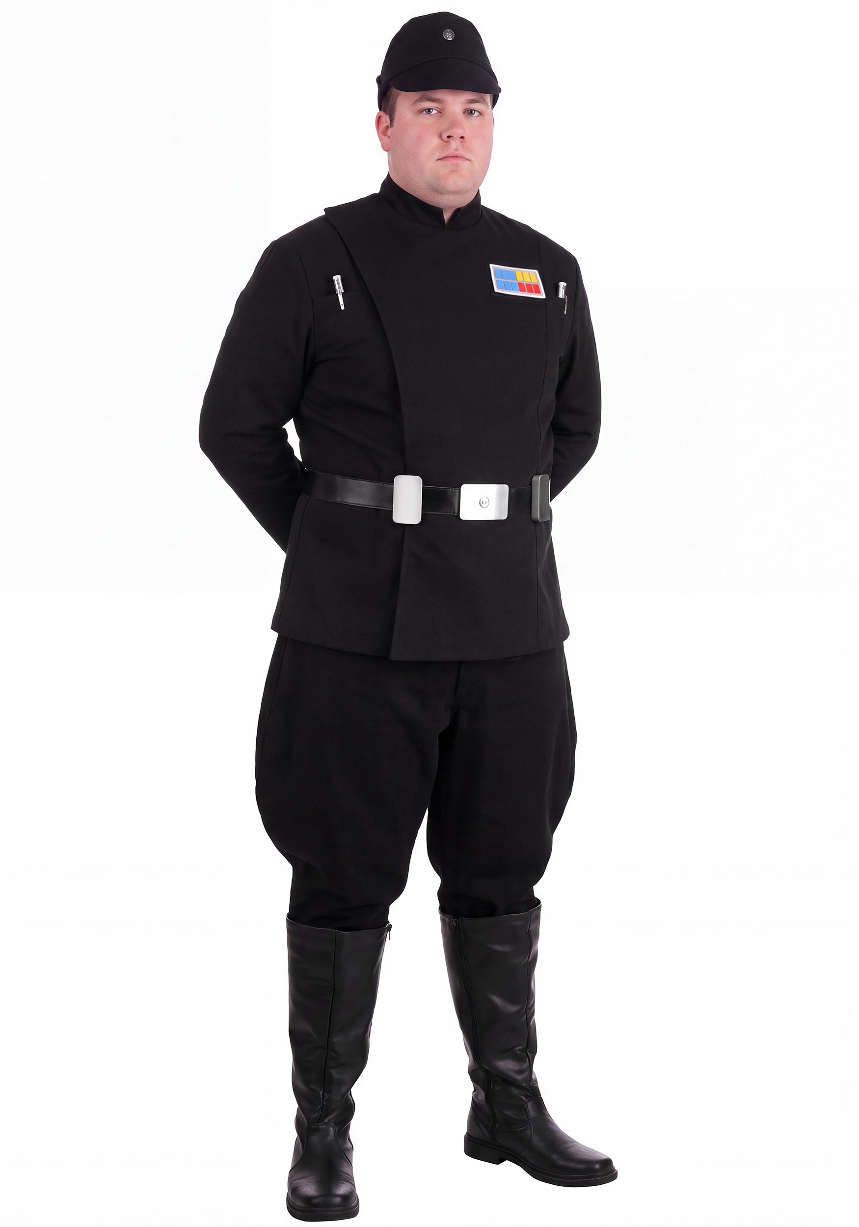 Plus Size Star Wars Black Imperial Officer Costume for Men | Star Wars Costumes