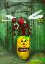 Mungo the Mutant Fly Animatronic Decoration Main 1