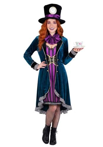 Womens Wild Mannered Mad Hatter Costume