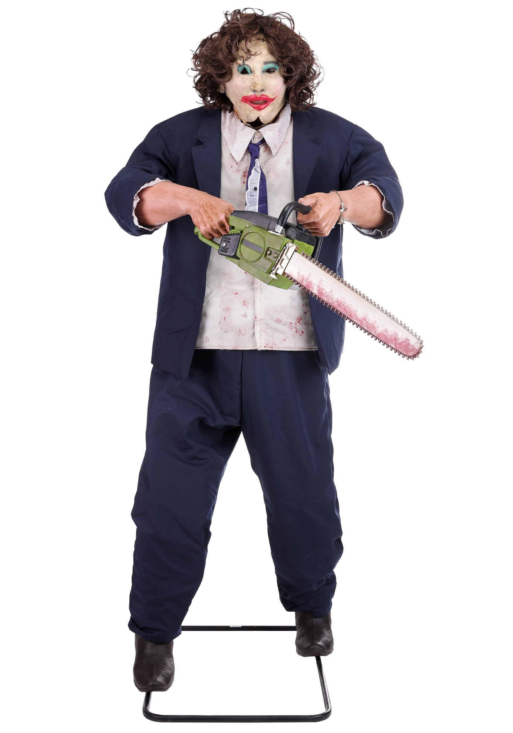 6.75FT Texas Chainsaw Massacre Pretty Woman Leatherface Animatronic Decoration | Licensed Decorations