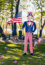Uncle Sam Animatronic Decoration Main