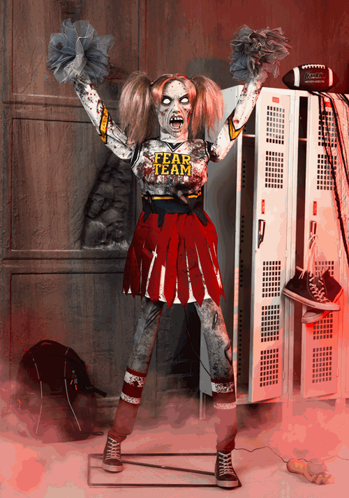 Dead Squad Debbie Zombie Cheerleader Animatronic 1