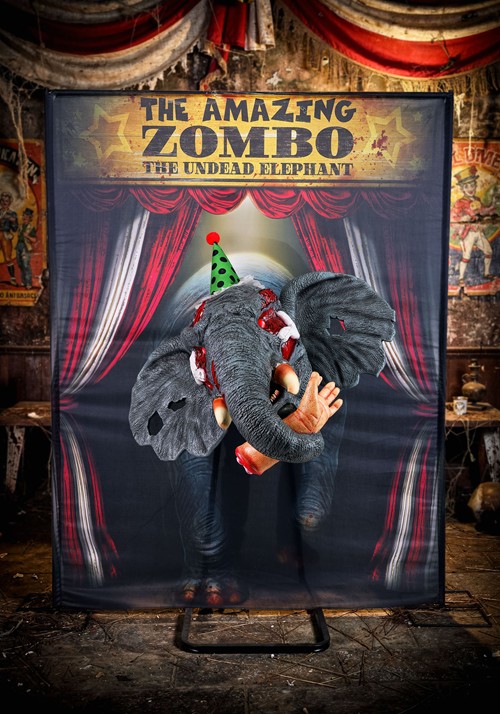 Zombo the Undead Elephant Actormatronic Decoration