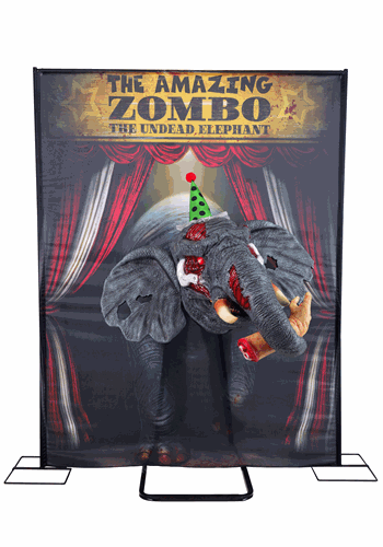 3FT Actor-matronic Zombo the Undead Elephant Decoration - Brick Thunder | Animatronics