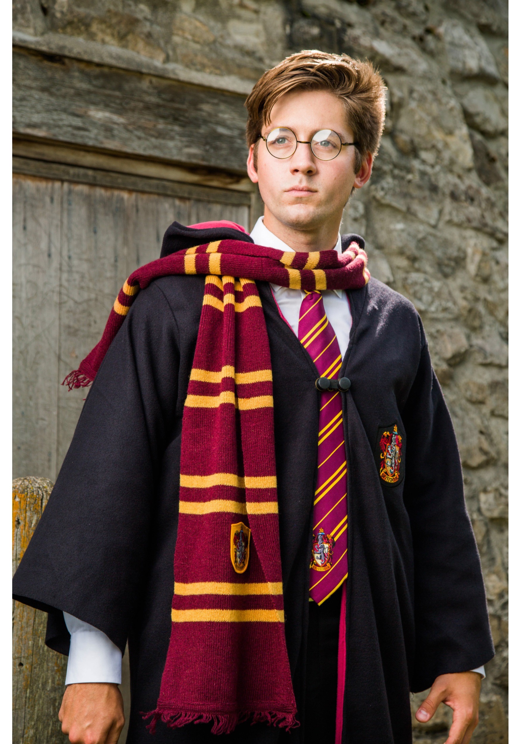 Harry Potter Gryffindor Deluxe Scarf Costume Accessory 82686390330,The knit...