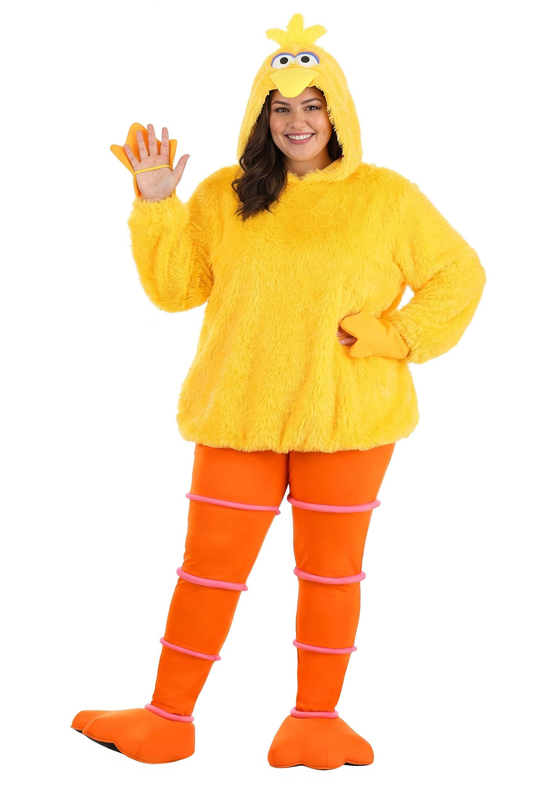 Plus Size Sesame Street Cozy Big Bird Women's Costume | Sesame Street Costumes