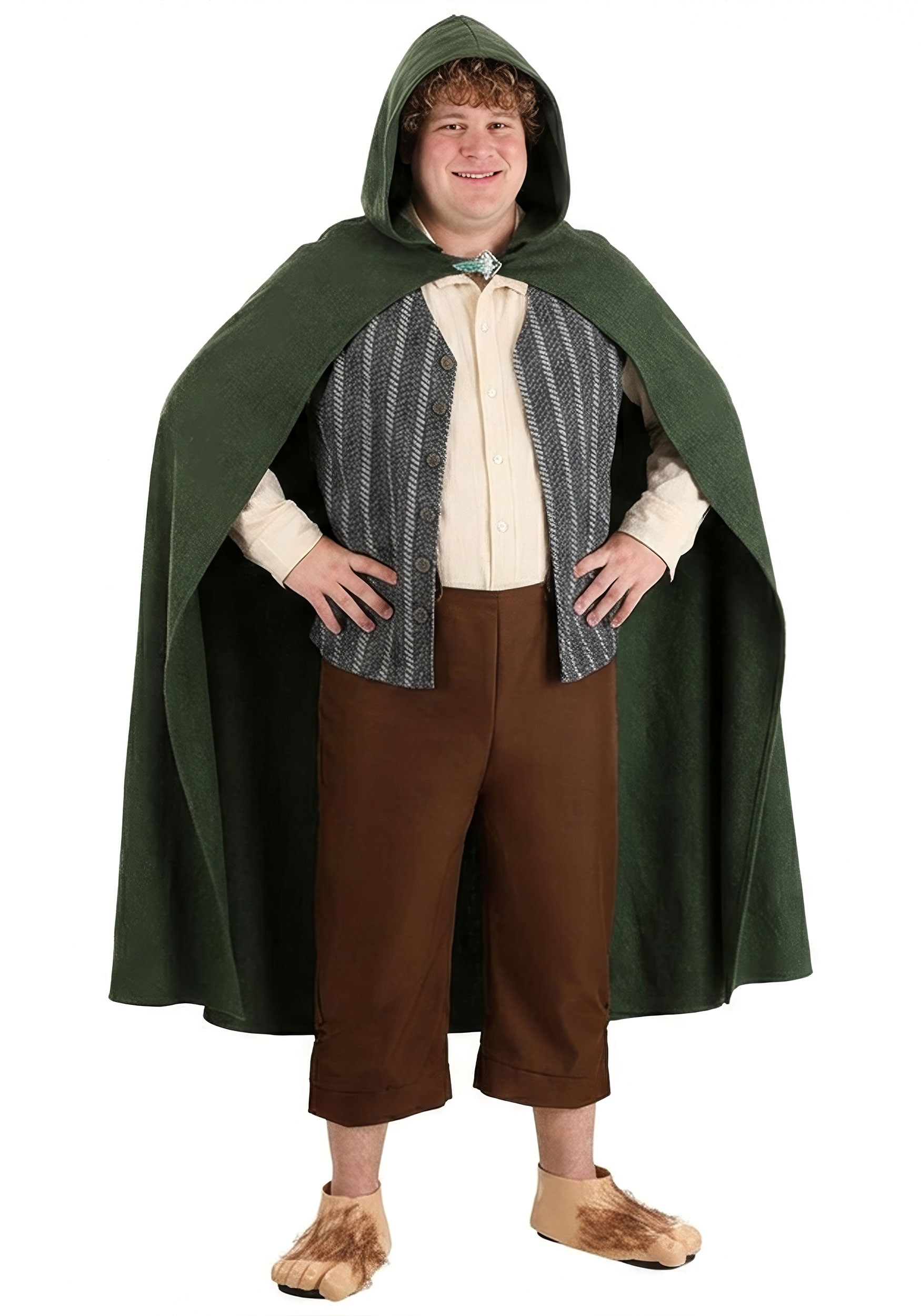 Plus Size Samwise Lord of the Rings Men's Costume | Movie Costumes