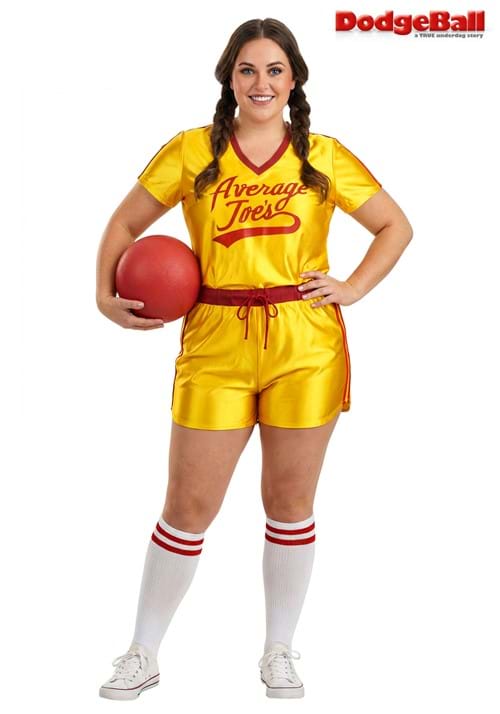 Womens Plus Size Dodgeball Average Joes Costume