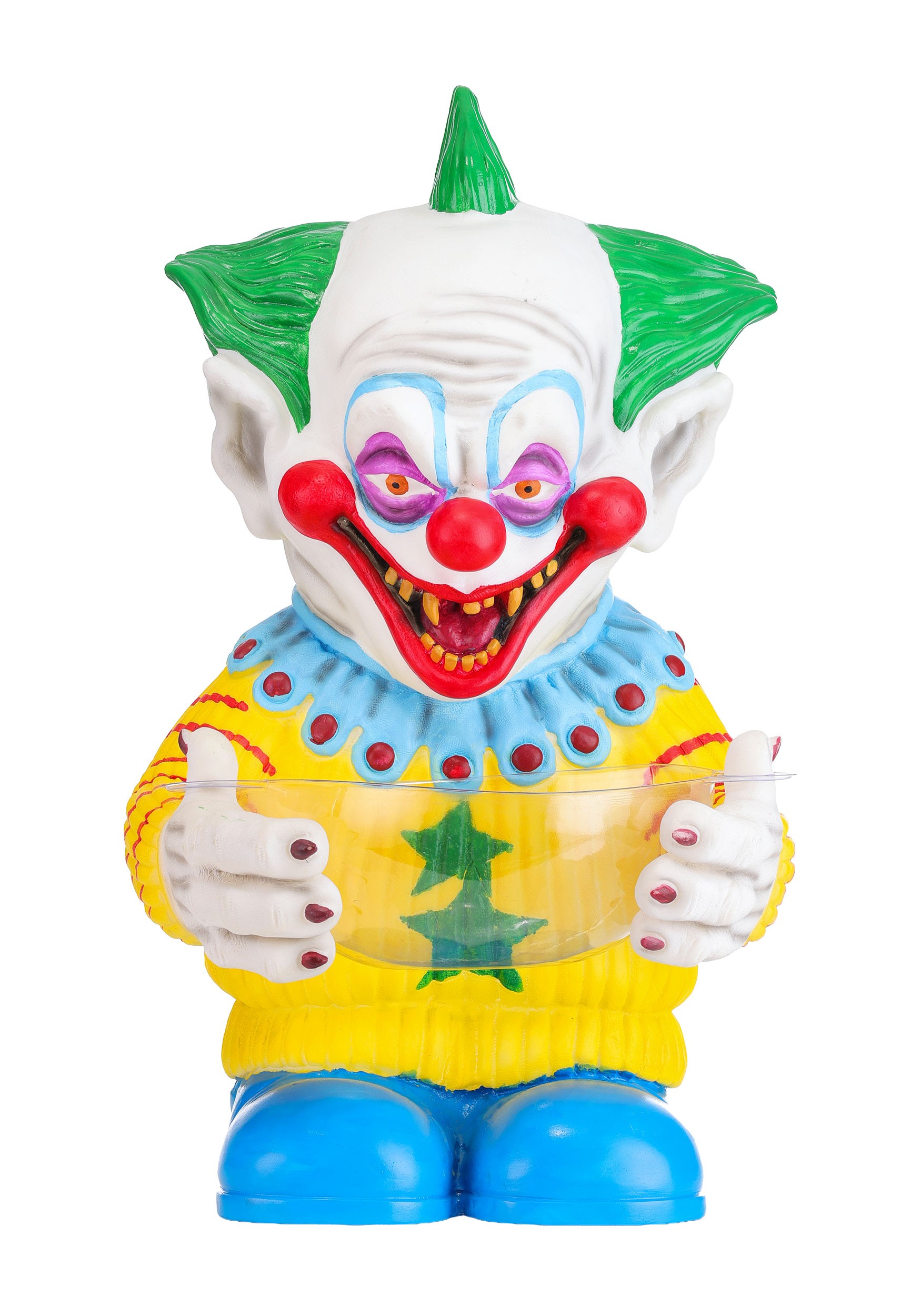 22.5-Inch Shorty Killer Klowns from Outer Space Candy Bowl Holder Decoration | Candy Bowls