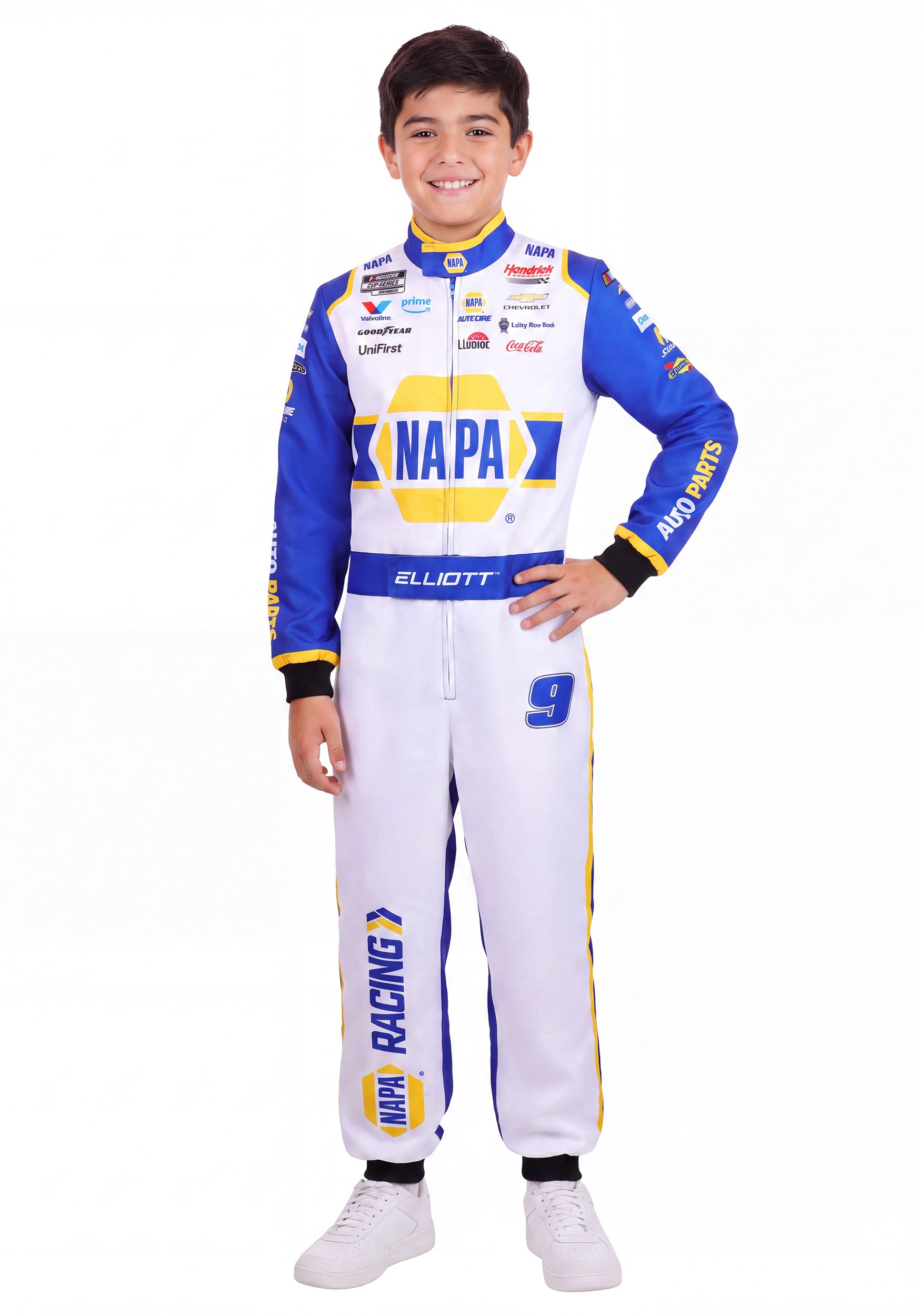 Kid's NASCAR 2026 NAPA Chase Elliott Uniform Costume | NASCAR Costumes