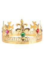 Deluxe Metallic King Crown Accessory Alt 2