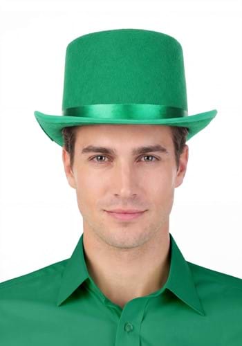 Adult Lucky Green Top Hat Accessory