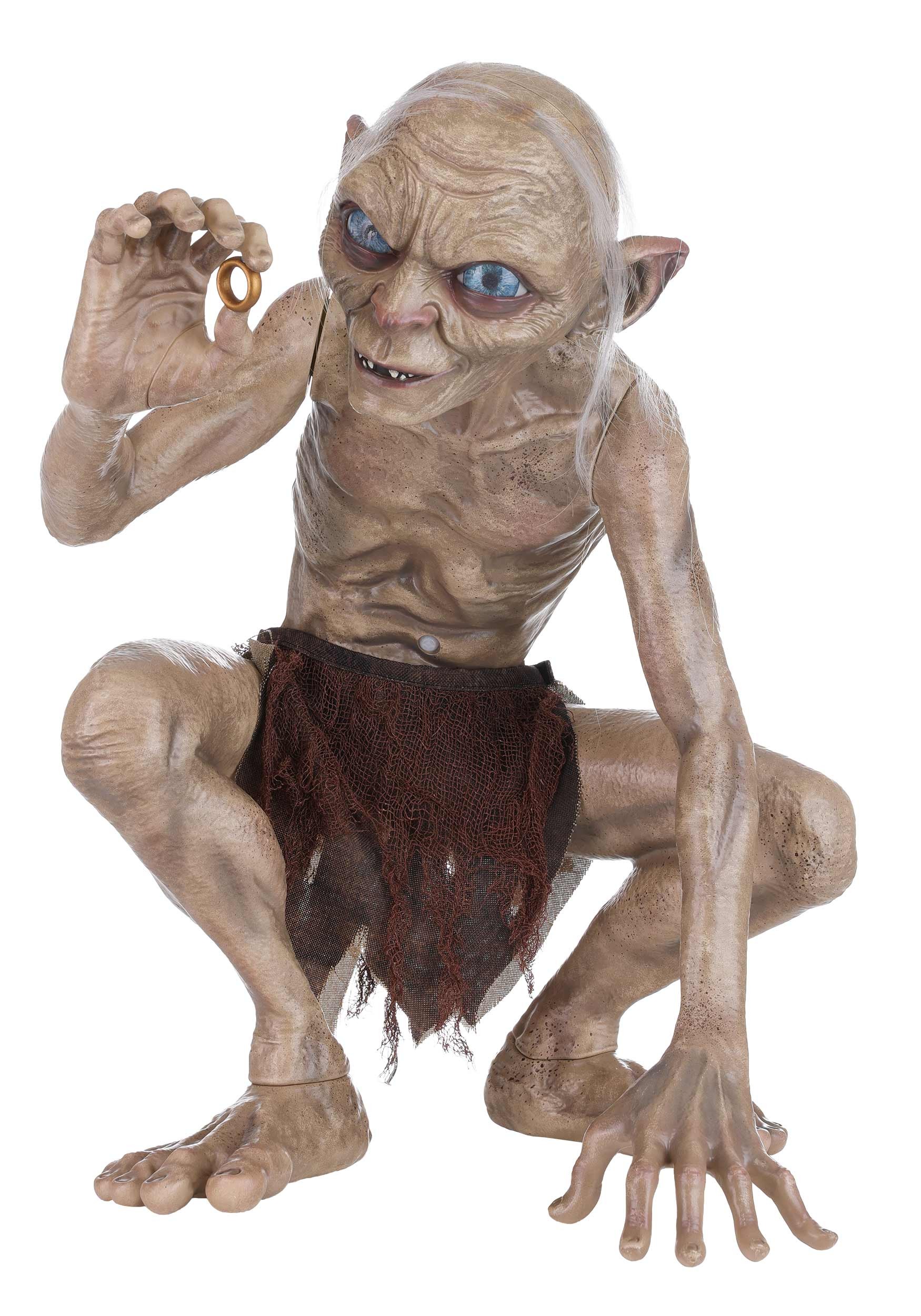 2.2FT Animatronic Lord of the Rings Gollum Decoration | Licensed Decorations
