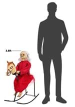 3.5FT Rocking Rebecca the Zombie Doll Animatronic Decoration
