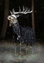 7FT The Sinister Stag Animated Decoration Main