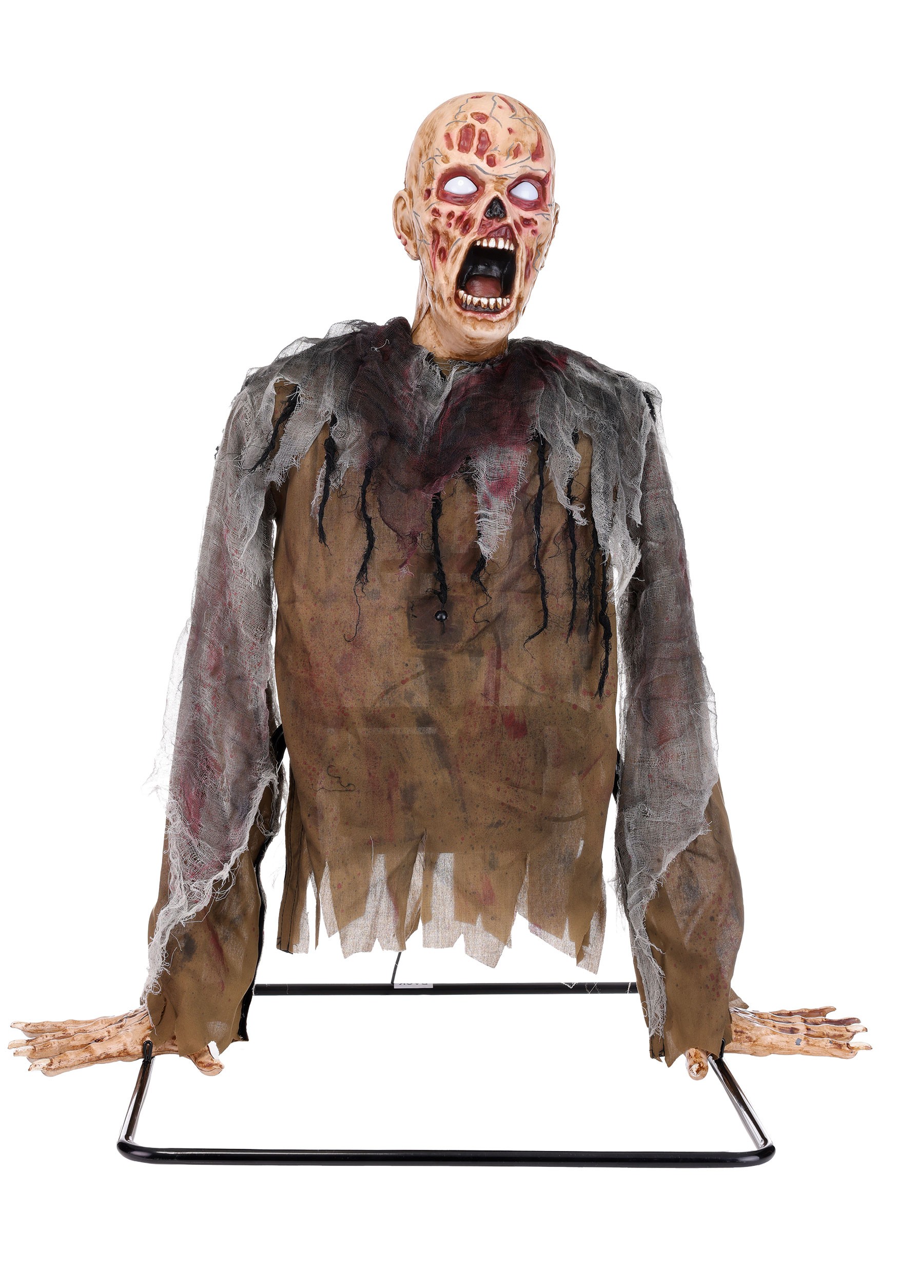 3FT Animatronic Twitching Zombie Decoration | Animatronics