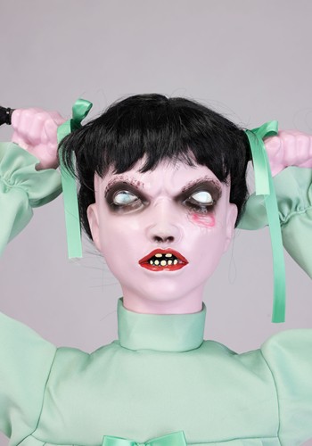 3FT Animatronic Tantrum Tina the Disturbing Doll Decoration | Animatronics