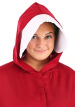 Plus Size Women's Red Cloak Costume Alt 6