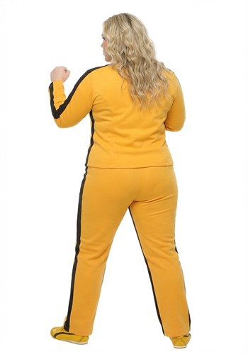 Plus Size Yellow Ninja Assassin Women's Costume | Movie Costumes