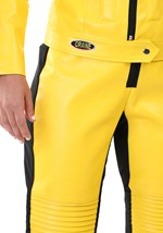 Women's Yellow Leather Ninja Assassin Costume Alt 2