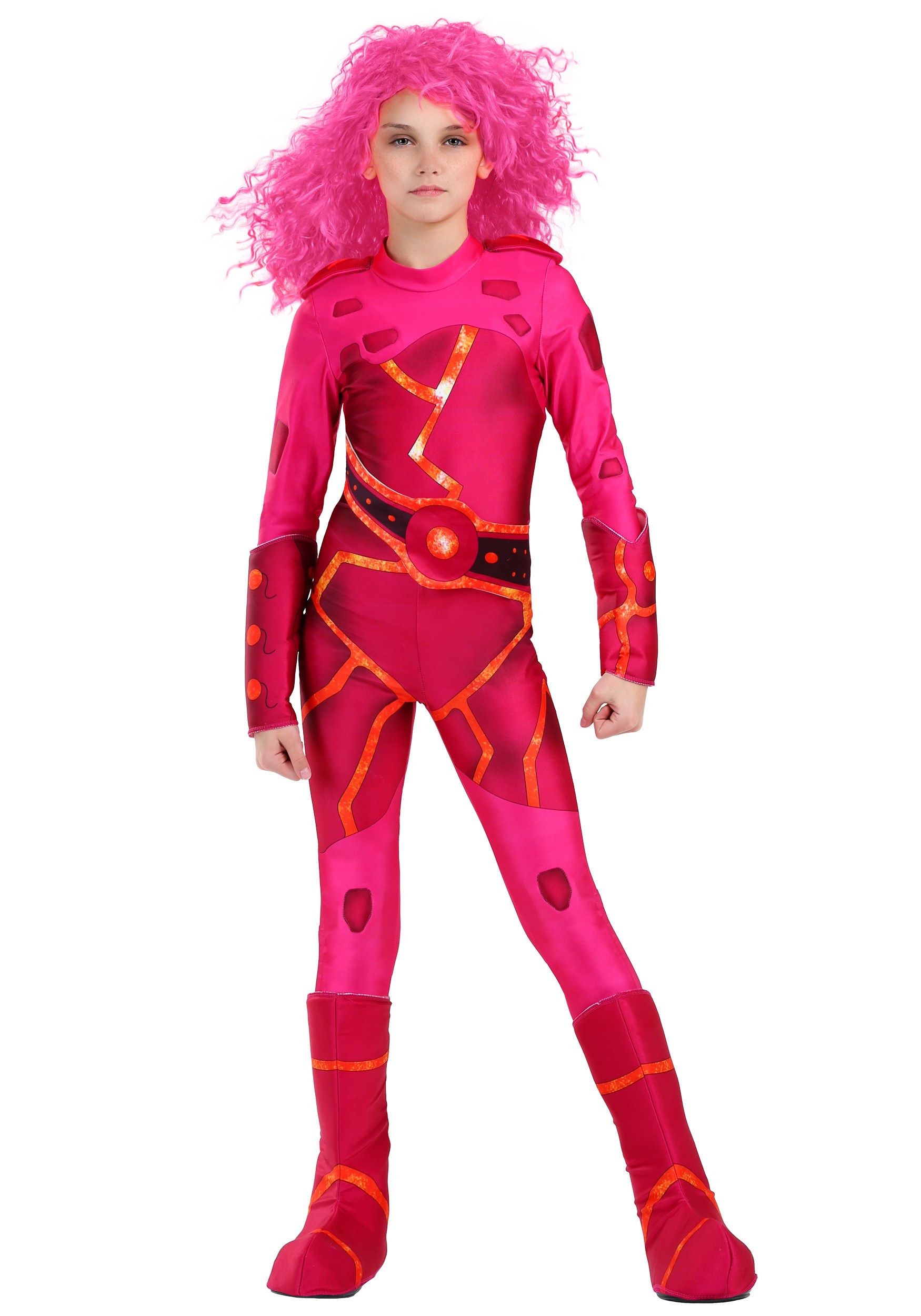 Fiery Superhero Girl's Costume | Movie Costumes